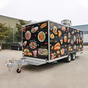 Remolque de Comida Completamente Equipado, Cocina Móvil de Acero Inoxidable, Puesto de Venta Ambulante para Hamburguesas, Pizza, Café y Comida Callejera - Product Image 5
