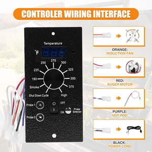 <span class=keywords><strong>Digital</strong></span> CHURRASCO Fumante Substituição Kit Universal Pellet Grill Termostato Controlador <span class=keywords><strong>PID</strong></span> Board para Traeger Elétrica Pellet Grills - Product Image 2