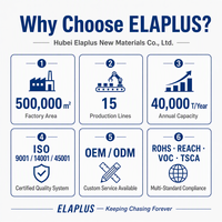 Elaplus Black Transparent Silicone Sealant untuk Isolasi Elektronik Anti Corona Dielektrik Tinggi Daya Tahan Lama Pencahayaan LED