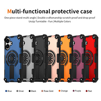 Étui de protection robuste antichoc en TPU avec support magnétique et chargement sans fil pour 17 ProMax