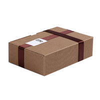 Ruban de carton ondulé Kraft recyclable et corde de chanvre Biscuit Cookie Mooncake Food Baked Goods Gift Box