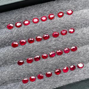 مجوهرات Lanphear راقية ذهبية عيار 18 قيراط أحجار كريمة الياقوت خواتم لزفاف النساء الماسي وحلقة راقية بدماء الحمام الطبيعية - Product Image 6