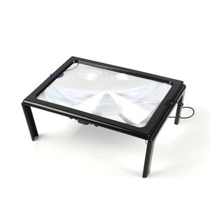 Grote A4 Pagina Hands Free Vergrootglas Met Licht Led Vergrootglas Lezen - Product Image 1