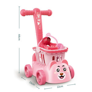 Enfants semblant jouer série maison différent coloré drôle ours forme supermarché panier cosmétique jouet pour les enfants - Product Image 4