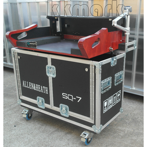 เคส Kkmark Flight Road สำหรับมิกเซอร์ดิจิตอล <span class=keywords><strong>Allen</strong></span> & <span class=keywords><strong>Heath</strong></span> SQ5 SQ6 SQ7 พร้อมที่ยึดแล็ปท็อปแบบ Doghouse - Product Image 2