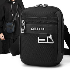 We Power Sac bandoulière pour homme, léger, imperméable, couleur unie, style urbain, sac à bandoulière pour voyage d'affaires 9301 - Product Image 3