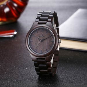 Livraison rapide, montre en bois d'ébène, montres en bois pour hommes de qualité supérieure, montres en bois pour couples, montres cadeaux pour amoureux - Product Image 6