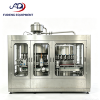 Machine de remplissage automatique de boissons gazeuses d'occasion abordable, ligne de production de sodas en bouteilles PET, remplisseuse isobare 3 en 1