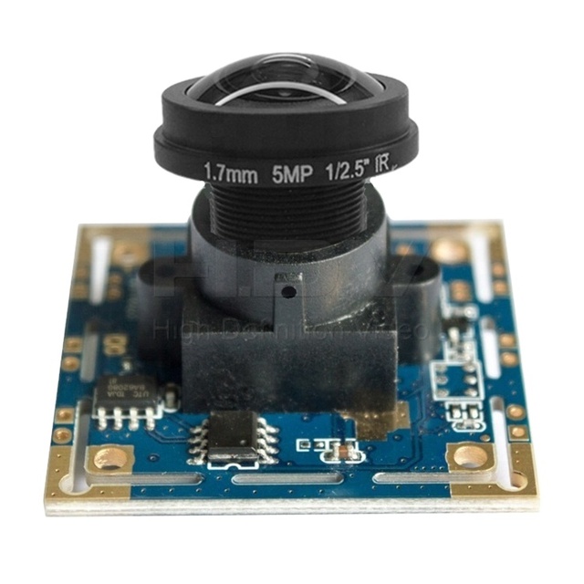 2MP CMOS 1080P USB Camera Module 1.7mm Wide Angle Lens Wide Dynamic Range HDR WDR 32*32mm Size