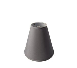 Dark Brown <b>Suede</b> Texture Empire Cone Lampshade Dark Trim Border Classic Style Replacement Shade for Vintage Desk Lamp Study Room - Product Image 6