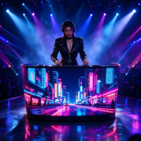 Table de DJ incurvée à LED pour intérieur avec CMS intégré 4K HDR et gestion à distance, étanche IP54 pour bars/KTV/boîtes de nuit