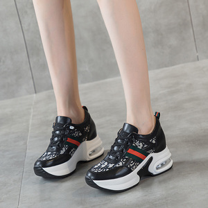 Zapatillas Deportivas Casuales para Mujer, Zapatos para Caminar con Plataforma, Aumentan la Altura, Transpirables, con Suela Gruesa para Otoño - Product Image 4