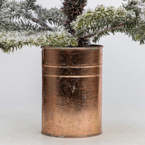 Co-Arts Nuevo diseño Frost Slim Snow Árbol de Navidad de maceta de metal preiluminado - Product Image 5