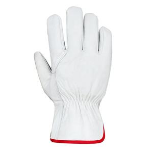 Guantes de cuero de vaca, sin forro, de ala corta, mecánicos, para conductor - Product Image 5