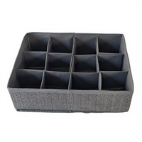 Organisateur de tiroir pliable multi-compartiments - Boîte de rangement respirante en tissu non tissé pour la maison
