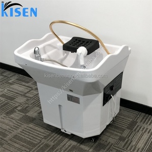 Kisen Salon Beauty Portable Shampoo <b>Bed</b> with White <b>Black</b> Green Color Water Circulation Fumigated Water Pipe on Sale - Product Image 1