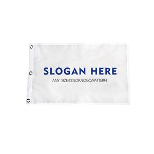 Drapeau de golf personnalisé avec logo imprimé, qualité supérieure, durable, vente en gros d'usine, pour les tournois de club - Product Image 1