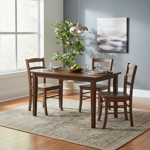 Lynden 5 pezzi sala da pranzo Set con 4 sedie con schienale a scala - Product Image 3