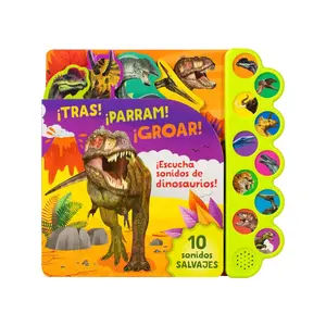 Dinossauros Crash! Stomp! Livros sonoros de 10 botões Roar