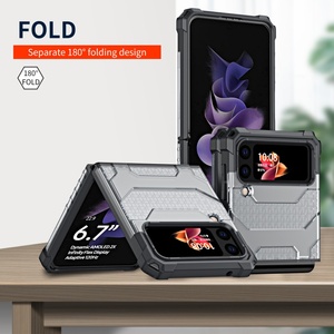 Z Flip 3 Case Street Fashion Four Corner Protect Funda a prueba de golpes para Samsung S21 Note 20 - Product Image 4