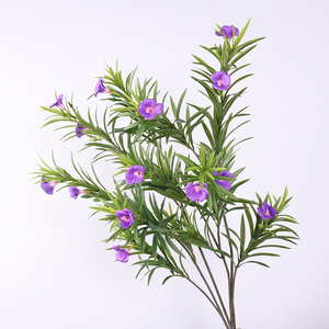 Adelfa de rama grande de 107cm, plantas artificiales, paisaje, decoración del hogar, plantas y vegetación, hojas de tacto Real, adelfa de imitación - Product Image 5