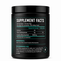 Creatina Monohidrato OEM, Suplemento Deportivo en Polvo, Natural, Sin Soya, Sin Azúcar, Certificado Orgánico, 10-19g de Proteína para Músculo