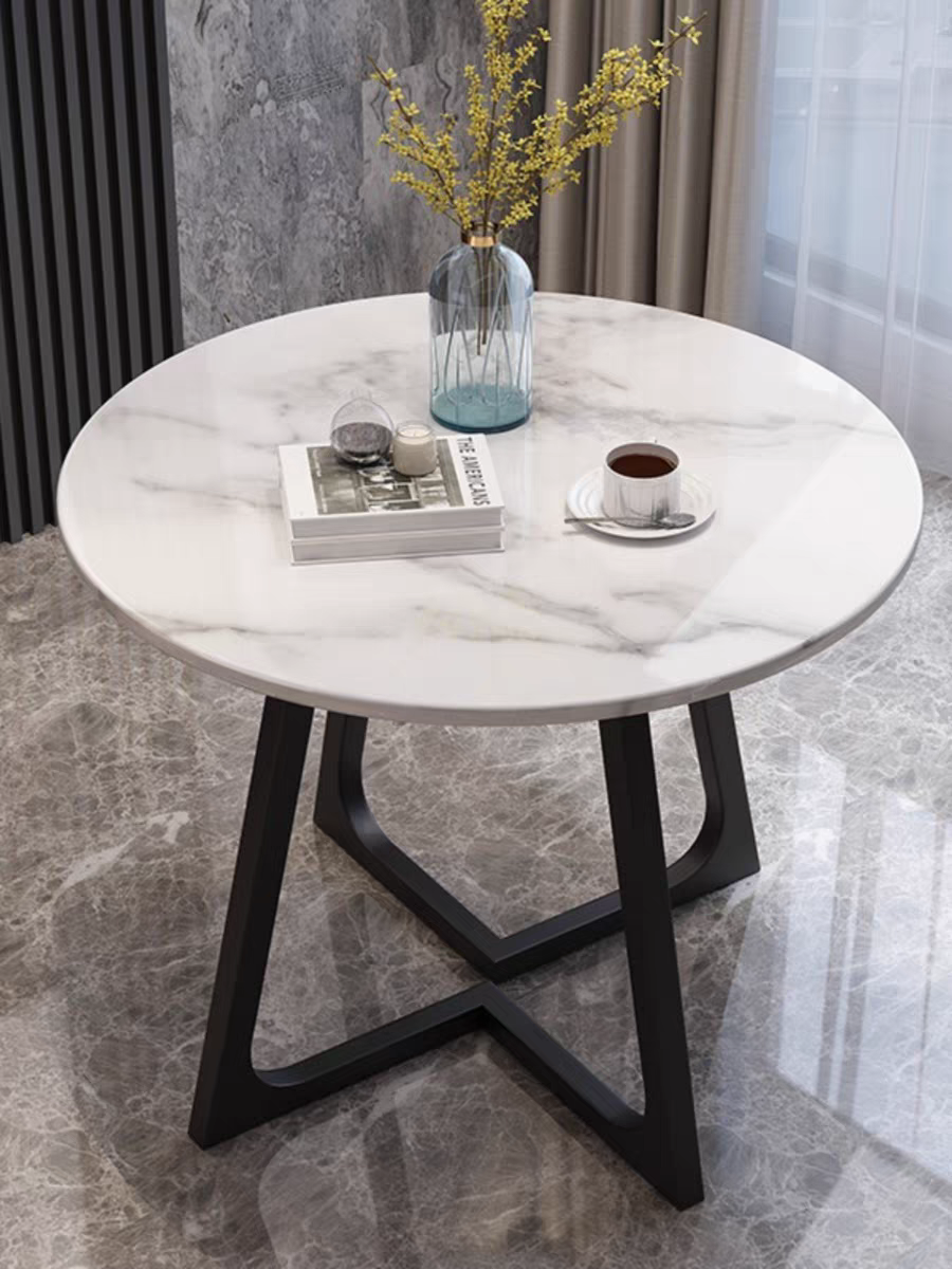 Table simple jambe noire