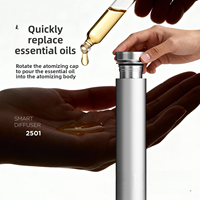 Diffuseur de parfum intelligent de luxe léger sur pied, en métal, style hôtelier, silencieux, à brancher, 0,5 L de brume