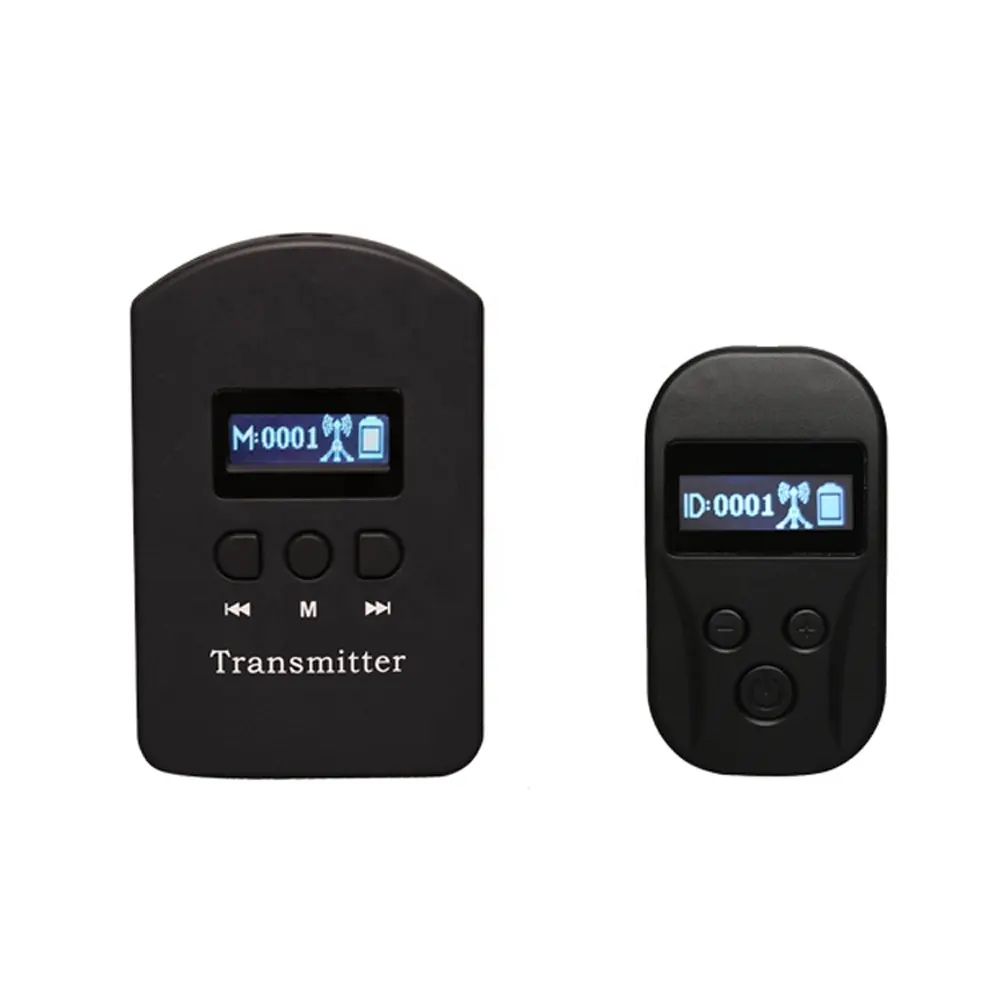 One way not walkie talkie 30 receivers 2 transmitter wireless whisper audio tour guide system for travel museum visit conference