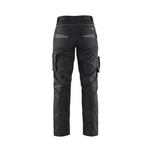 BLAKLADER - 719513309998D23 Women's Service <b>trousers</b> with <b>stretch</b> <b>Black</b>/Dark grey - EAN 7330509647561 WORK <b>TROUSERS</b> - Product Image 2