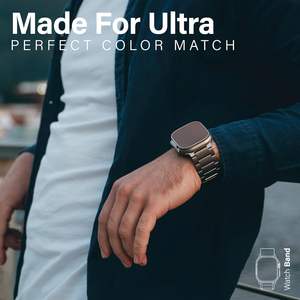 Correa de reloj de titanio superventas para <span class=keywords><strong>Apple</strong></span> <span class=keywords><strong>Watch</strong></span> Ultra 2, envío directo de fábrica, correa de repuesto transpirable para IWatch Ultra - Product Image 6