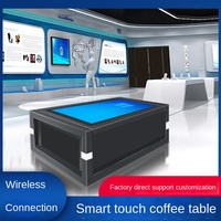 Table tactile à écran capacitif intelligent tout-en-un pour café/thé Tableau interactif multifonctionnel pour salle de conférence Affichage HD