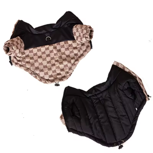 Pet Coat Hersteller maßge schneiderte Mode Luxusmarke Hunde kleidung Dick Warm t Große Hunde jacken Herbst Winterkleid ung für Hund - Product Image 6