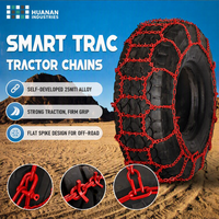 Cadenas para Neumáticos de Tractor SMART T, Resistentes, para Uso Agrícola, Cadenas de Tracción con Barra Transversal de Acero Aleado y Eslabones en Espiral para Nieve y Hielo