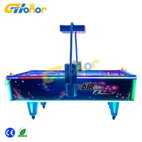 Machine de jeu d'air hockey Star de luxe à monnayeur pour 2 joueurs, avec interface en anglais, pour enfants et adultes - Meilleures ventes