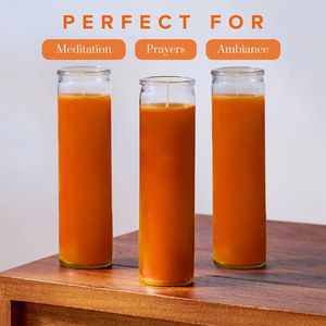 Ấn Độ tinh thần chữa bệnh chính tả đúc Phù Thủy có nhu cầu biểu hiện huyền diệu 7 ngày 7 màu 7 Quyền Hạn cầu nguyện Tôn Giáo nến - Product Image 4