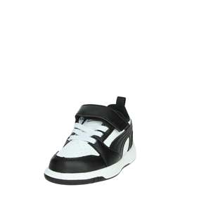 <span class=keywords><strong>Puma</strong></span> Kids Court Sneakers Noir Blanc 21 Chaussures Chunky Amorties Toutes Saisons Tige Synthétique Semelle Extérieure en Caoutchouc - Product Image 6