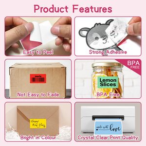 Rouleau d'étiquettes thermiques 57x32mm 800 étiquettes autocollantes compatibles avec l'imprimante <span class=keywords><strong>Zebra</strong></span> GK420d <span class=keywords><strong>ZD420</strong></span> - Product Image 6