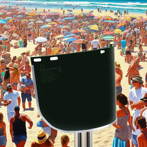 Blue EAGLE FC48G5 chống tác động chống đâm thủng, chống UV, chống hồng ngoại chống nhiệt chống giật gân Polycarbonate mặt lá chắn - Product Image 3