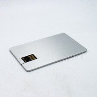 SL-006 kartu kredit usb, flash drive logam 4gb 8gb 16gb 32gb 64gb