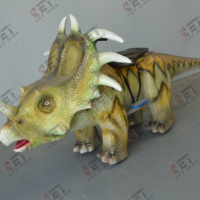 Ankylosaurus Mecánico, Dinosaurio Caminante para Parques Temáticos, Robot de Tamaño Real, Atracciones Interactivas para Parques de Diversiones