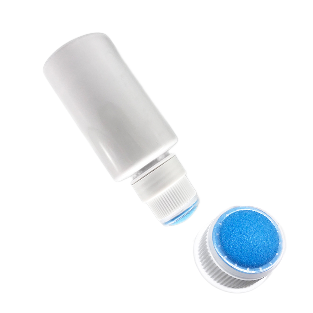 60ml Polyester Bottle for External Use Medicinal Storage Screw Cap Sponge Applicator Screen Printing Tincture Wine