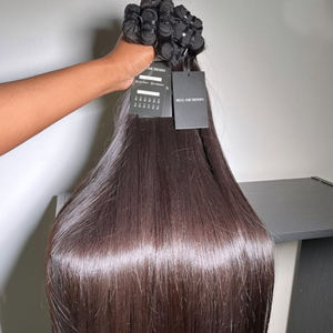 <span class=keywords><strong>Capelli</strong></span> Umani Vergini Grezzi Non Trattati Birmani, Ciocche Naturali da Singolo Donatore. <span class=keywords><strong>Capelli</strong></span> Vergini Grezzi Non Trattati Cambogiani 100% con Cuticole Allineate - Product Image 2