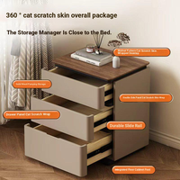 Armoire de rangement moderne pour chambre à coucher en bois massif, design italien, avec 4 tiroirs, meubles durables pour la maison