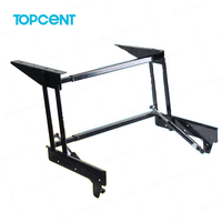 TOPCENT OEM Salle à manger moderne en métal Table pliante mécanisme Soft Close Desk Lift ressort à gaz Charnière Table basse Ascenseur