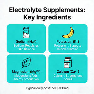 Electrolitos en Polvo Instantáneo que Pueden Rellenar Rápidamente la Deficiencia de Electrolitos como el Sodio y el Potasio que el Cuerpo Humano Necesita - Product Image 2