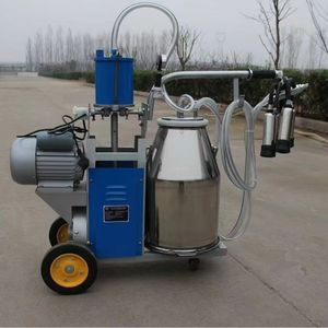 Machine à traire de vache nouvelle condition 25L 50L mélangeur haute productivité avec double seau à lait pompe à piston pour ferme laitière - Product Image 3