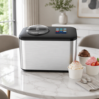 Machine à glaces et yaourts automatique à commande tactile pour la maison, machine à faire des glaces maison