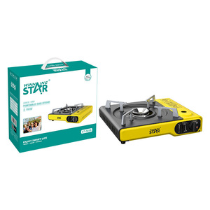 Winningstar Portable Gas <b>Stove</b> ST-5658 2-Burner Outdoor Camping Cartridge <b>Stove</b> With Ignition Device - Product Image 1