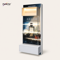 Présentoir Modulaire Léger en Aluminium avec Cadre Perforé Rétroéclairé pour Magasin, Installation Facile, Personnalisable avec Graphiques